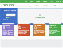 Tablet Screenshot of citocamp.com.br